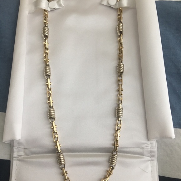 14k Two Tone Gold Chains Shop, 58% OFF 